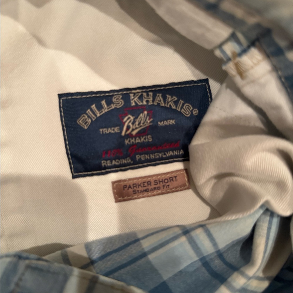 Bills khakis blue plaid shorts - Picture 7 of 7